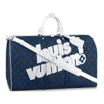 LOUIS VUITTON Keepall 50 Monogram Blue