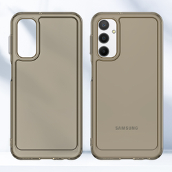 Мягкий чехол серого цвета для Samsung Galaxy A24 4G и Galaxy M34 5G, увеличенные защитные свойства, мягкий отклик кнопок