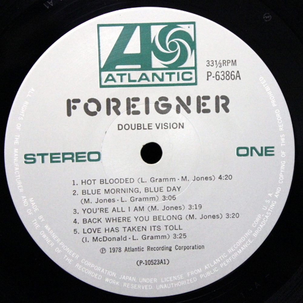 Foreigner / Double Vision (LP)