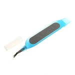 Триммер для удаления кутикулы на блистере «Ultramarine», с плоским шабером и пилкой, цвет микс, 11,5см✦