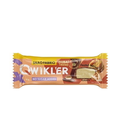 Snaq Fabriq Qwikler Батончик глазированный с арахисом и хрустящим тестом (35 гр.)