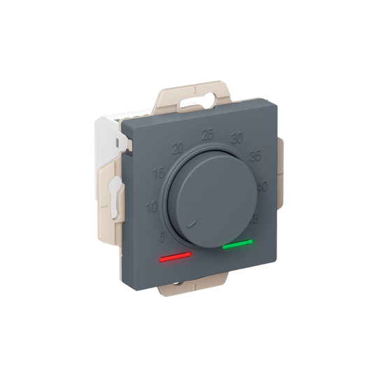 ATLASDESIGN ТЕРМОСТАТ электронный для теплого пола с датчиком, 10A, механизм, ГРИФЕЛЬ