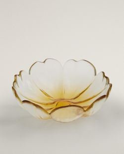 Zara Home миска из стекла, цвет зелёный, 17 см