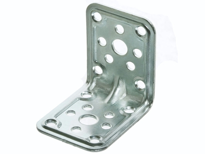 Уголок крепежный 62*62*50*2,0 цинк Кунгур