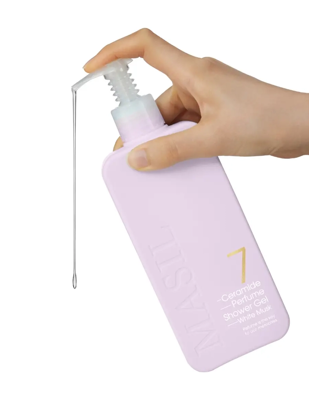 MASIL - ГЕЛЬ ДЛЯ ДУША 7 CERAMIDE PERFUME SHOWER GEL (WHITE MUSK), 500 МЛ.