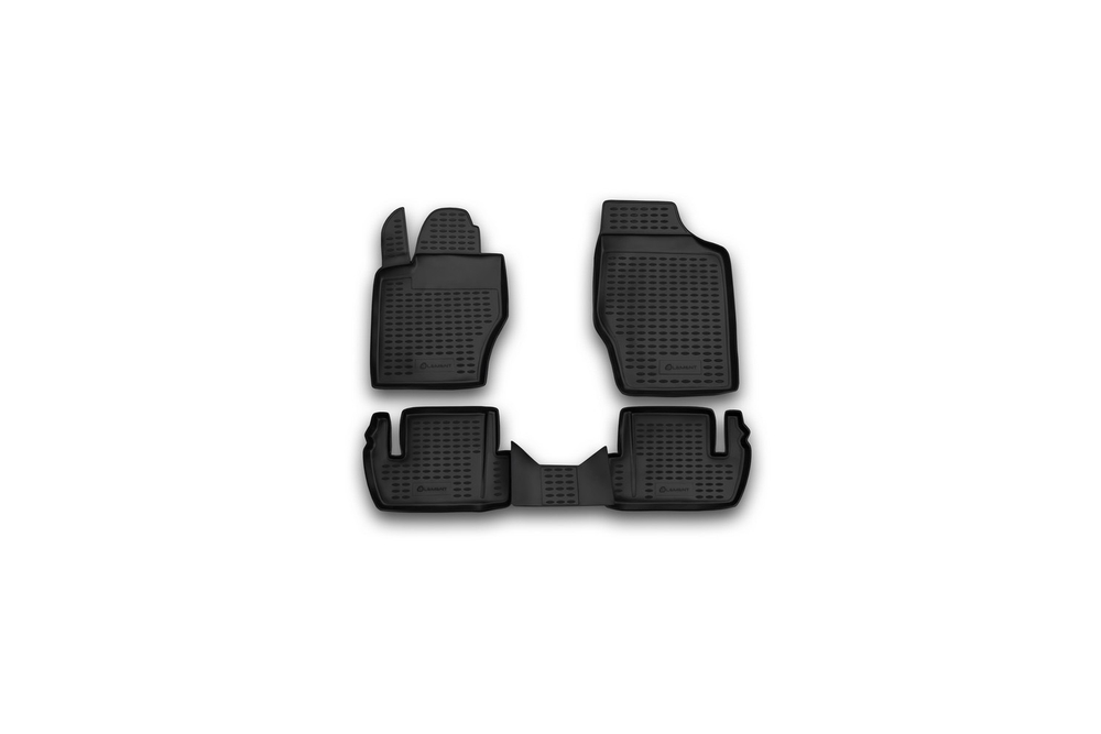 Коврики в салон PEUGEOT 307 2001-2008-&gt;, 4 шт. (полиуретан)