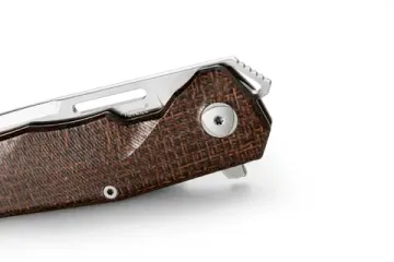 Нож складной Lion Steel Q4ttro Q4 BGR - сталь MagnaCut, рукоять джутовая микарта