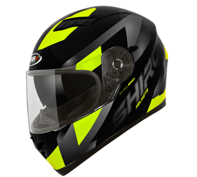 Шлем SHIRO SH600 BRNO BLK/YEL XXL