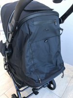 Коляска прогулочная Babalo 2024 черный текстиль на черной раме