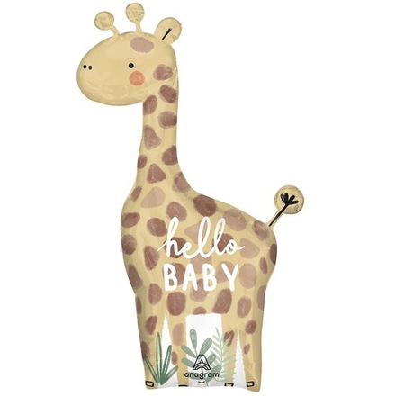 А Фигура, Жираф "Hello Baby", 42"/106 см* 25"/63 см, 1 шт. (В упаковке)