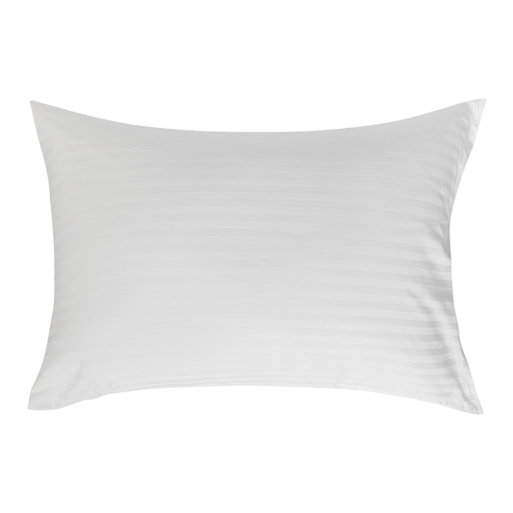 Набор наволочек из страйп-сатина из коллекции essential, 50х70 см