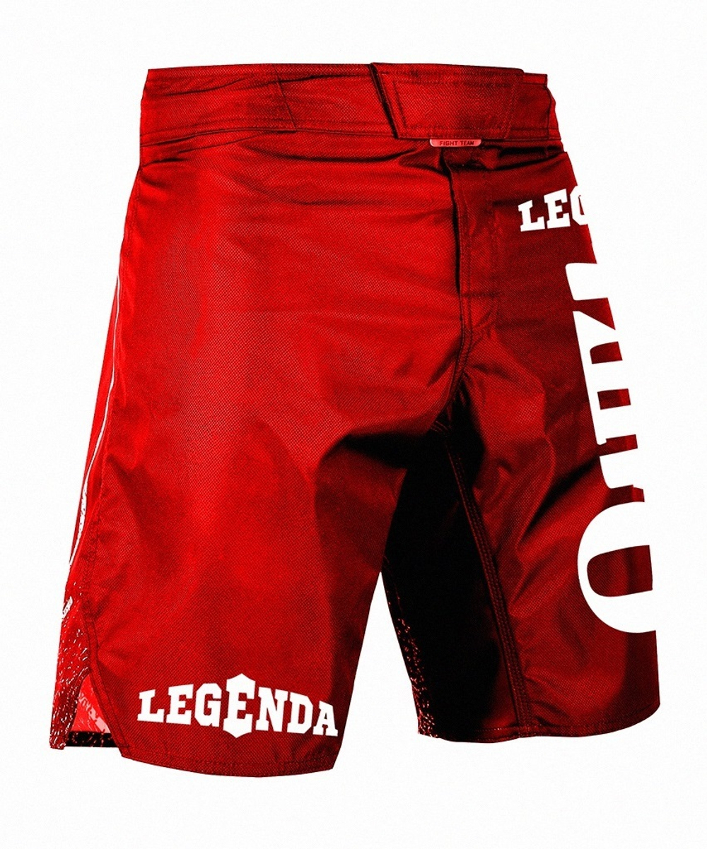 Шорты спортивные ММА Legenda Рать, красные
