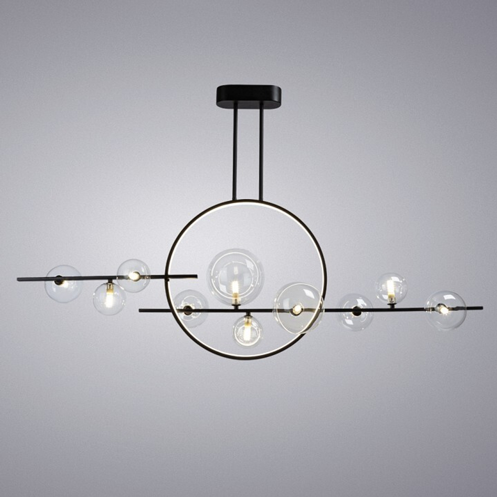 Люстра на штанге Arte Lamp A7790SP-75BK