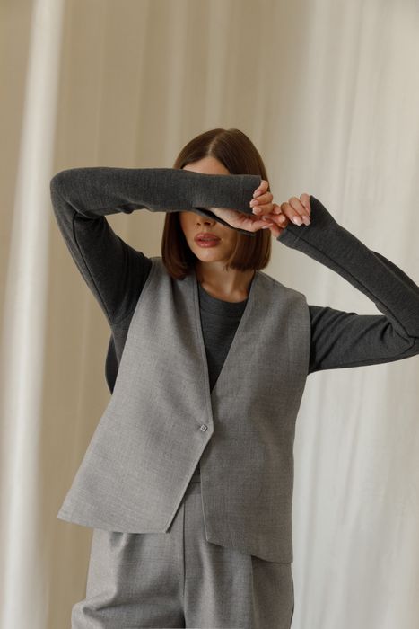 ЖИЛЕТ ГАРЭТ СЕРЫЙ