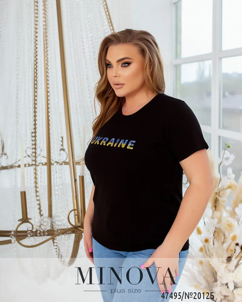 Футболка 2012Б-черный Minova