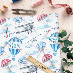 Ткань блэкаут самолеты и воздушные шары