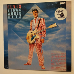 Винтажная виниловая пластинка LP Elvis Presley Sings World Hits (Germany 1984)