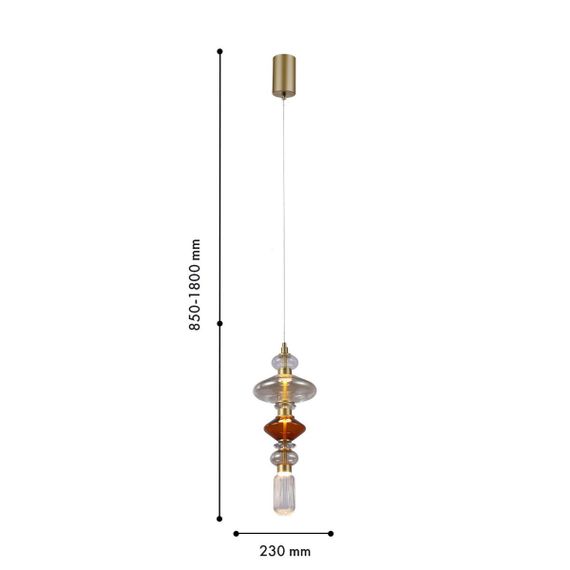 Подвесной светодиодный светильник Favourite Veneto 4237-1P