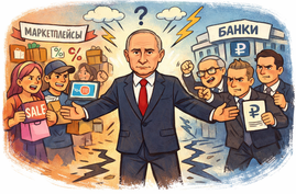 В спор между банками и маркетплексами вступился Путин
