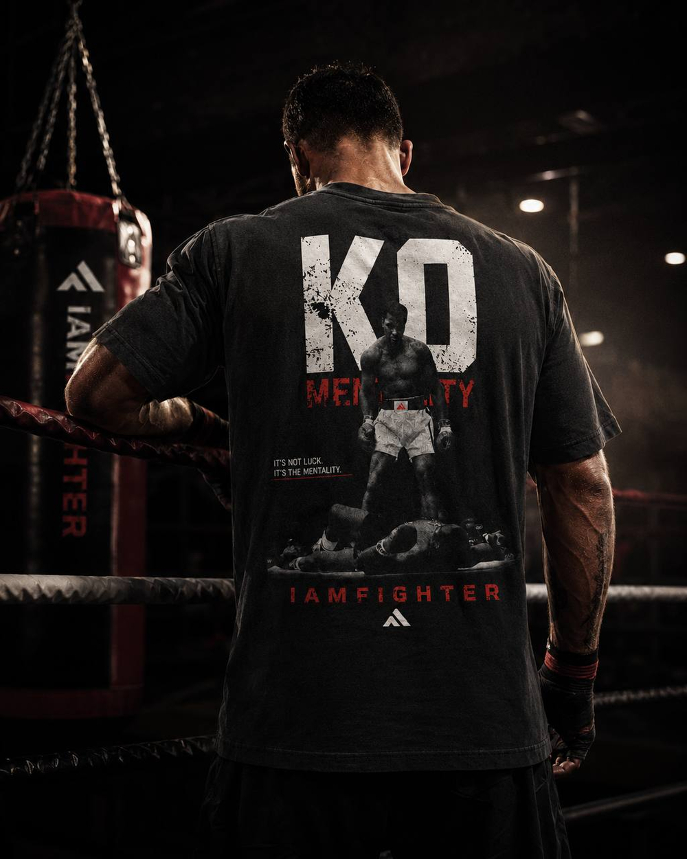 Футболка IAMFIGHTER | KO Mentality хлопок