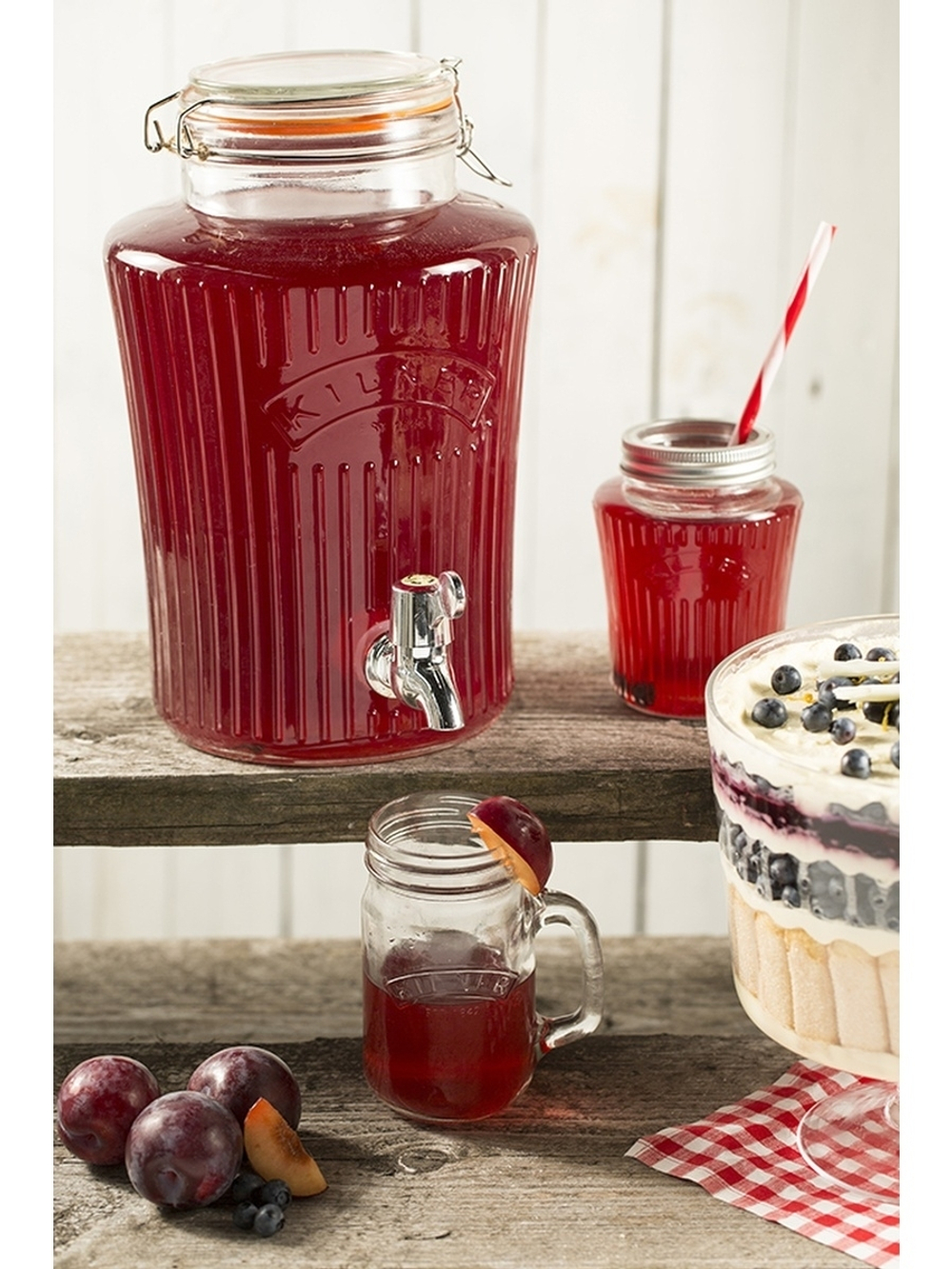 Диспенсер для напитков Vintage 5 л Kilner K_0025.407V