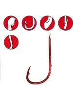 Крючок рыболовный 5260R №04, 0,25mm - 50cm 2 упк по 10шт