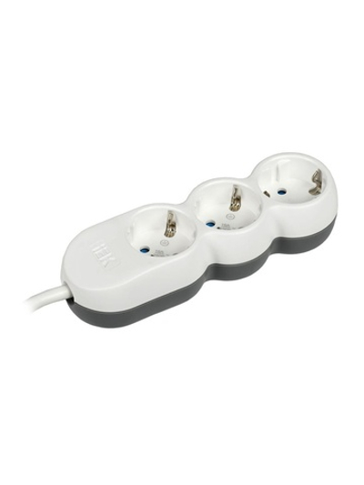 Удлинитель 3х5м с заземл. 16А IP20 Uno У03 2P+PE 250В 3х1.5 IEK WYP53-16-03-05-Z