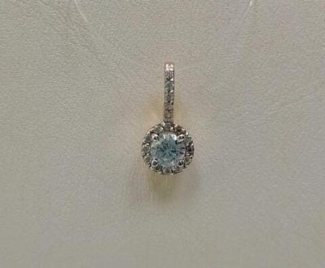 Подвеска из золота с фианитами