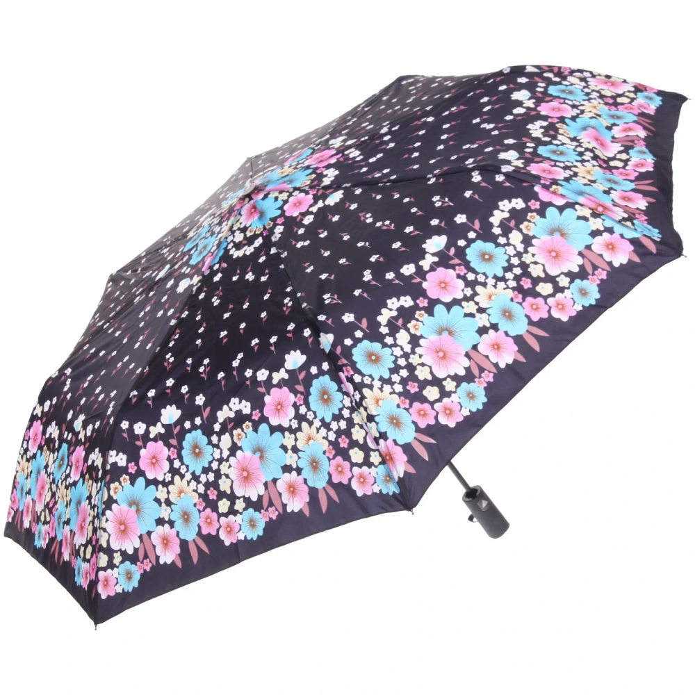 Зонт женский полуавтомат «Эфес», микс 6 цветов, 8 спиц, d-100см, длина в слож. виде 30см