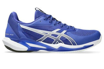 Мужские кроссовки теннисные Asics Solution Speed FF 3 Clay - темный кобальт/белый