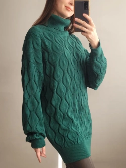 Джемпер оверсайз объемный