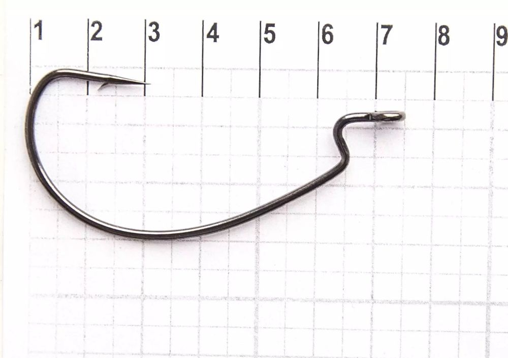 Офсетный крючок Crazy Fish Big Game Offset Hook №1/0 8 шт