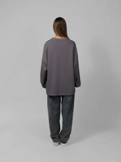 Лонгcлив Vintage Club (Lilac grey)