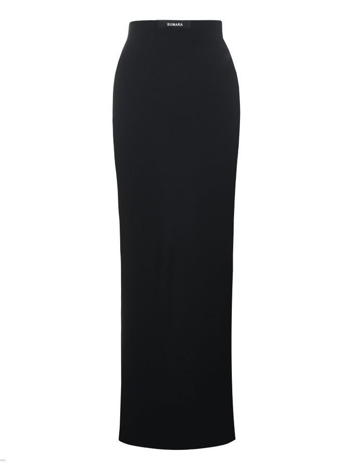 Юбка макси из бифлекса matte