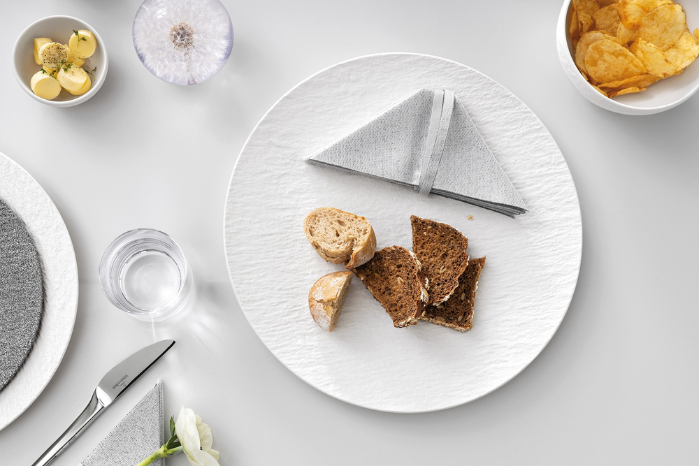 Villeroy & Boch Обеденная тарелка Manufacture Rock Blanc 25 см 10-4240-2630