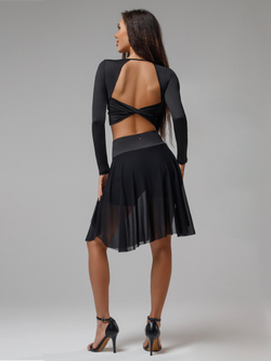 Шорты-юбка Dolly Midi Shadow, Черный