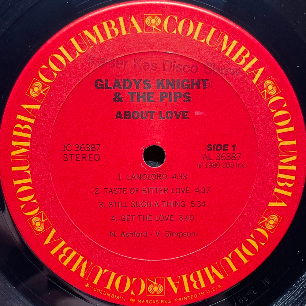 Gladys Knight & The Pips ‎– About Love (США 1980г.)