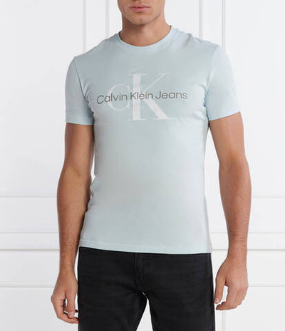 Футболка CALVIN KLEIN JEANS - голубой(J30J320806)