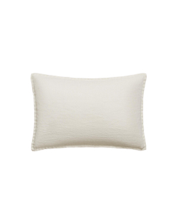 Zara Home наволочка декоративная из хлопка, экрю, 40x60 см · 6361/008