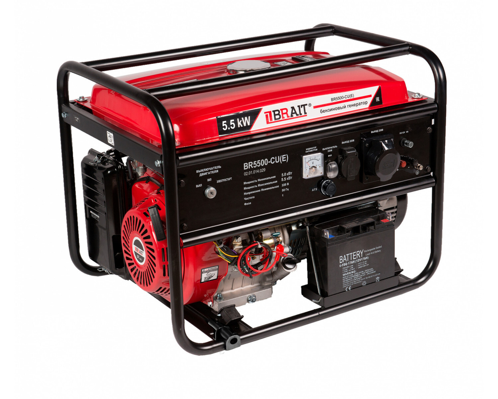 Бензогенератор BRAIT GB-5500-CU(Е) 02.01.063.047