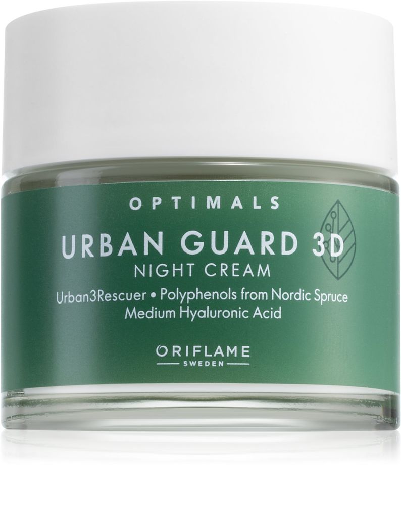 Oriflame питательный ночной крем Optimals Urban Guard 3D