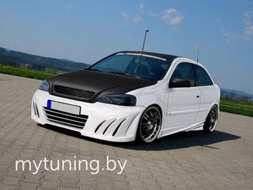 Передний бампер SHARK Opel Astra G
