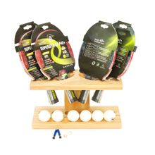 Полка для ракеток и мячей "Мастер" навесная (светлая)