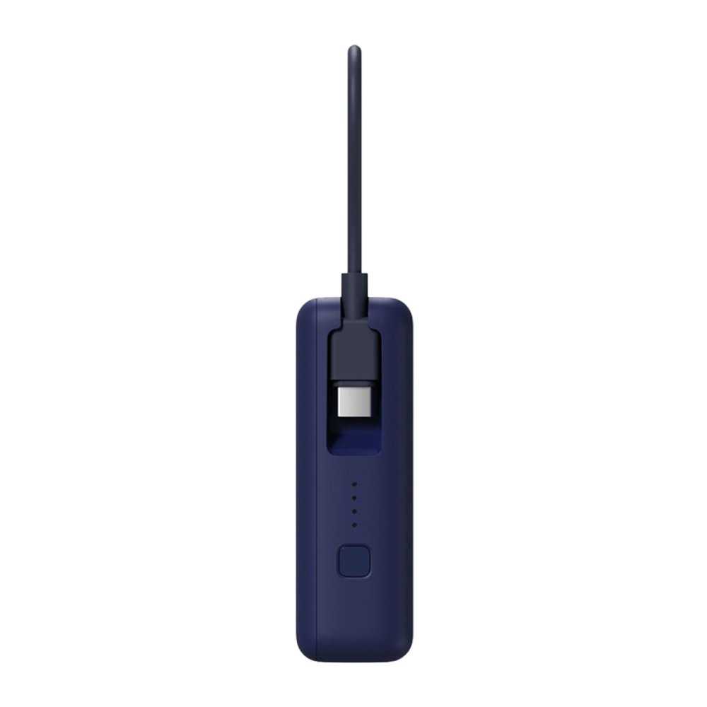 Внешний аккумулятор со встроенным кабелем Xiaomi 33W Power Bank (Integrated Cable) (10000 мА·ч) (версия Global), Синий