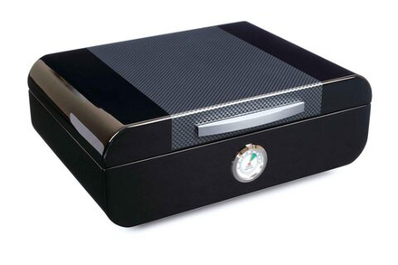 Хьюмидор Lubinski на 30 сигар, Черный глянцевый лак Q240