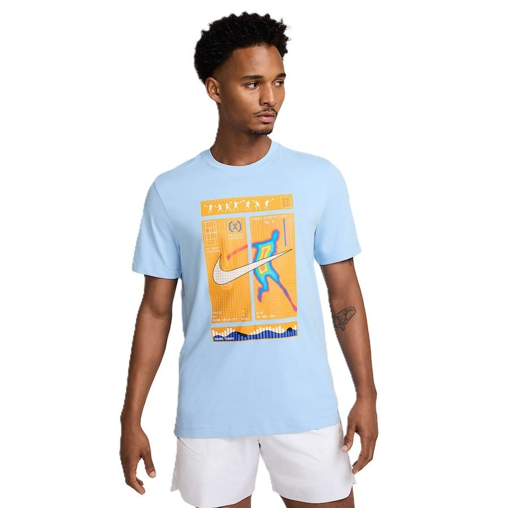 ОДЕЖДА ДЛЯ ТЕННИСА Мужская, Футболка NIKE COURT HEATMAP GRAPHIC TEE .
