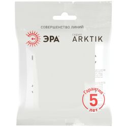 Переключатель ЭРА Arktik 16-1108-08 перекрёстный 10АХ-250В белый матовый | Эра Arktik