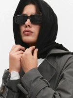 Косынка плотная замшевая