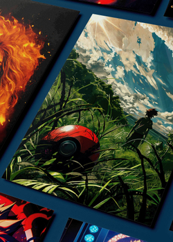 Картина на стену на металле от MetallSubArt "Покемон"