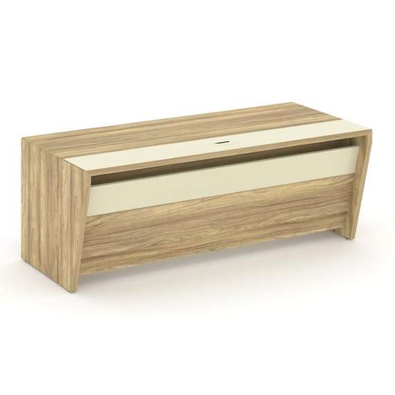 Corner Стол руководителя прямой COR.SR-20 Гикори Песочный/Ваниль 2000*900*750